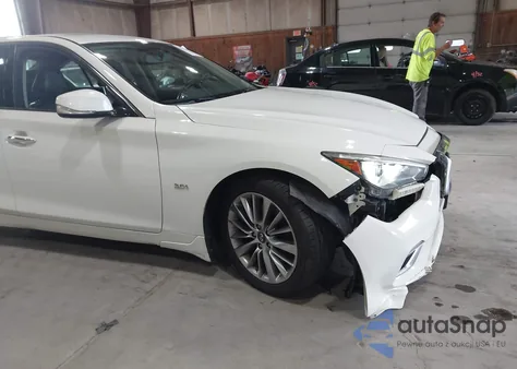 2018 Infiniti Q50 3.0T Luxe from USA, damaged, VIN JN1EV7AR8JM438405